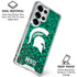Michigan State University Spartans Digital Pixels Galaxy S25 Ultra Clear Case